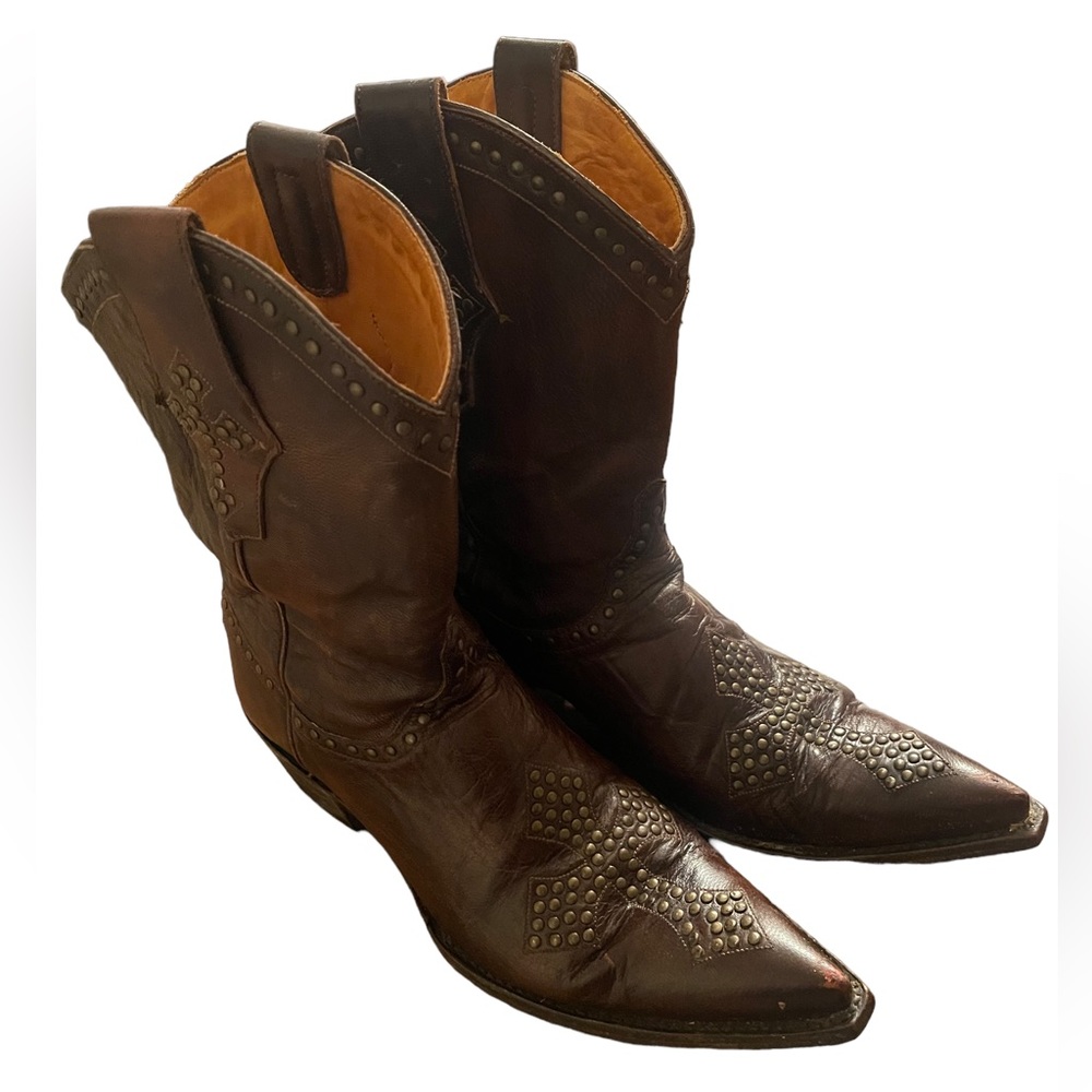 Old Gringo Brown leather Boots Sz 8